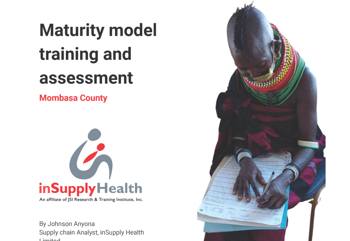 Maturity Model training and assessment: Mombasa County