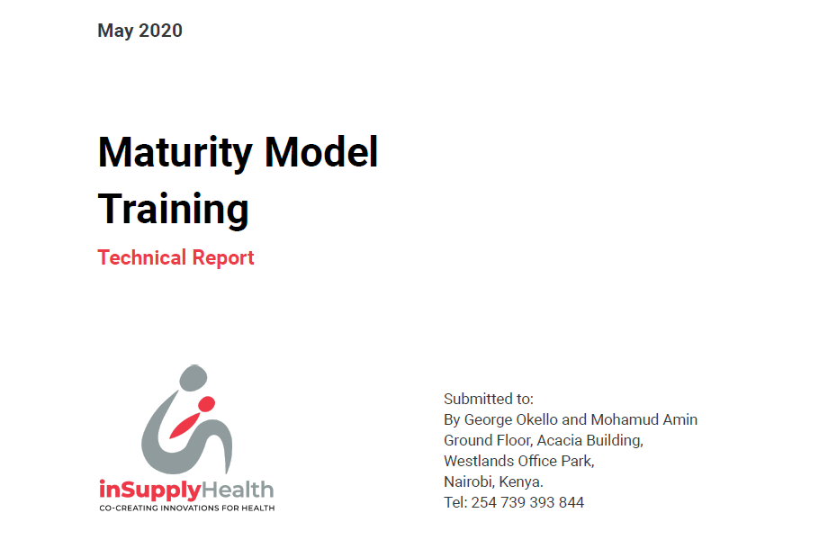 Maturity Model Training Report
