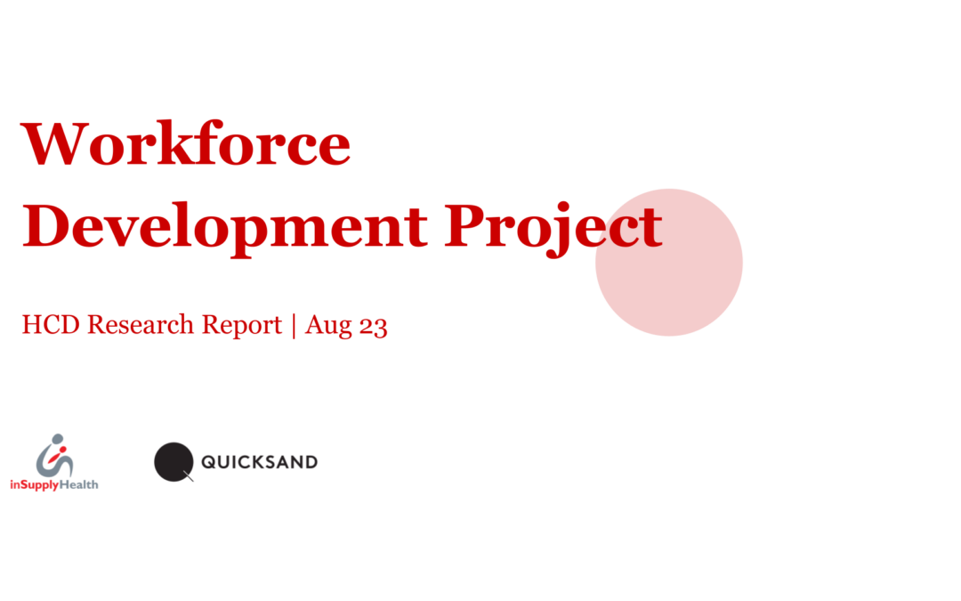 Workforce Development Project HCD Report